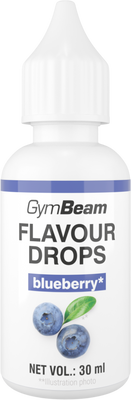 GymBeam Flavor Drops blueberry 30 ml
