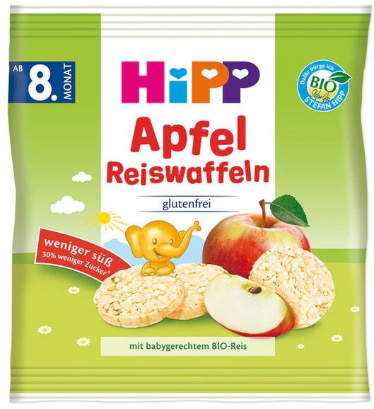 HiPP BIO almás rizskorong (8 hónapos kortól) 30 g