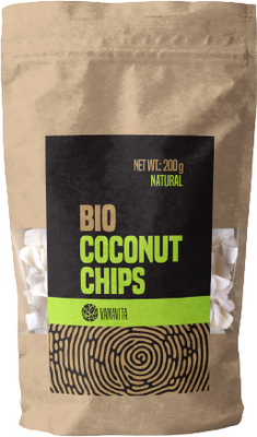 VanaVita BIO Kokosové čipsy natural 200 g