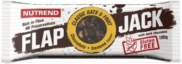 Nutrend Flap Jack Gluten Free Čokoláda, banán 100 g