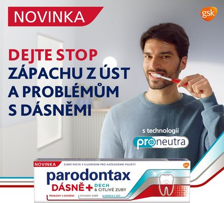 Parodontax pro dásně, dech a citlivé zuby 2 x 75 ml