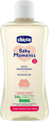 CHICCO BABY MOMENTS OLIO MASSAGGIO SENSITIVE 200ML