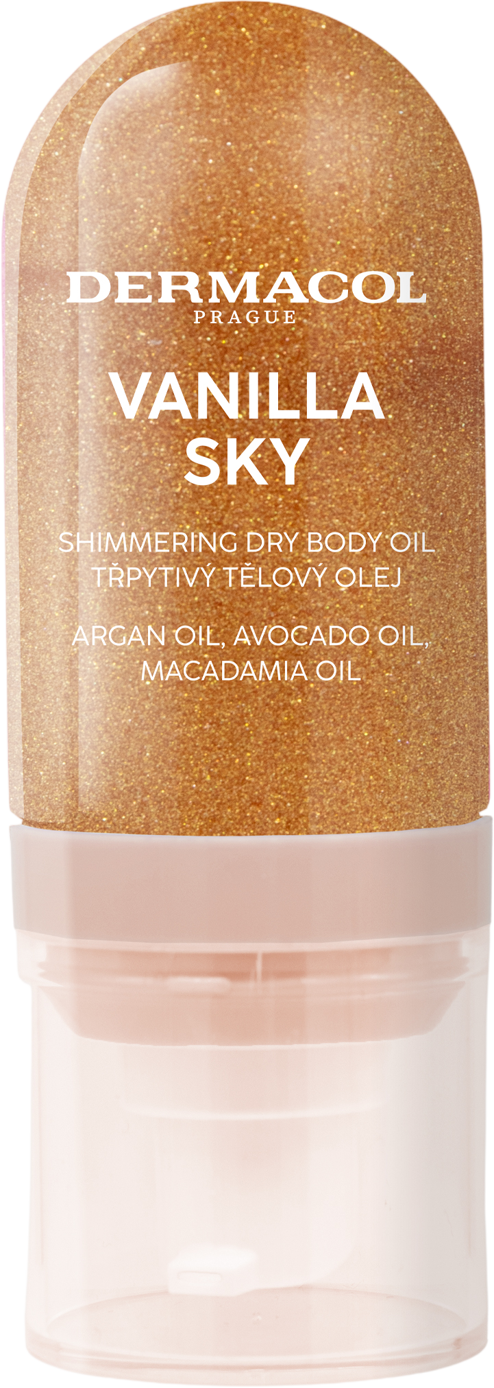 Dermacol Vanilla Sky – třpytivý tělový olej 60 ml