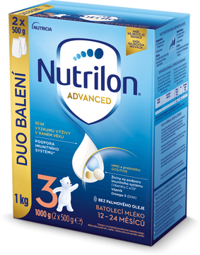 Nutrilon Advanced 3 1kg batolecí mléko 1000 g