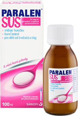 Paralen SUS 24mg/ml perorální suspenze 100 ml
