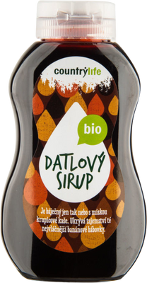 Country Life Sirup datlový BIO 250 ml