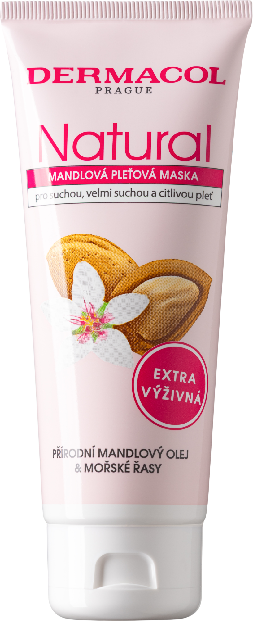 Dermacol Vyživující mandlová pleťová maska Natural 150 ml