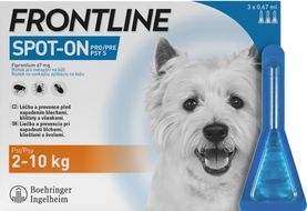 Frontline Spot On Dog S 2-10 kg 3 x 0.67 ml
