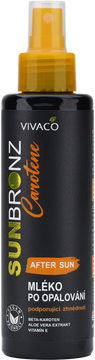 Vivaco SUN BRONZ Mléko po opalování CAROTENE 150 ml