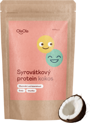 OlaOla Syrovátkový protein kokosový 1000 g