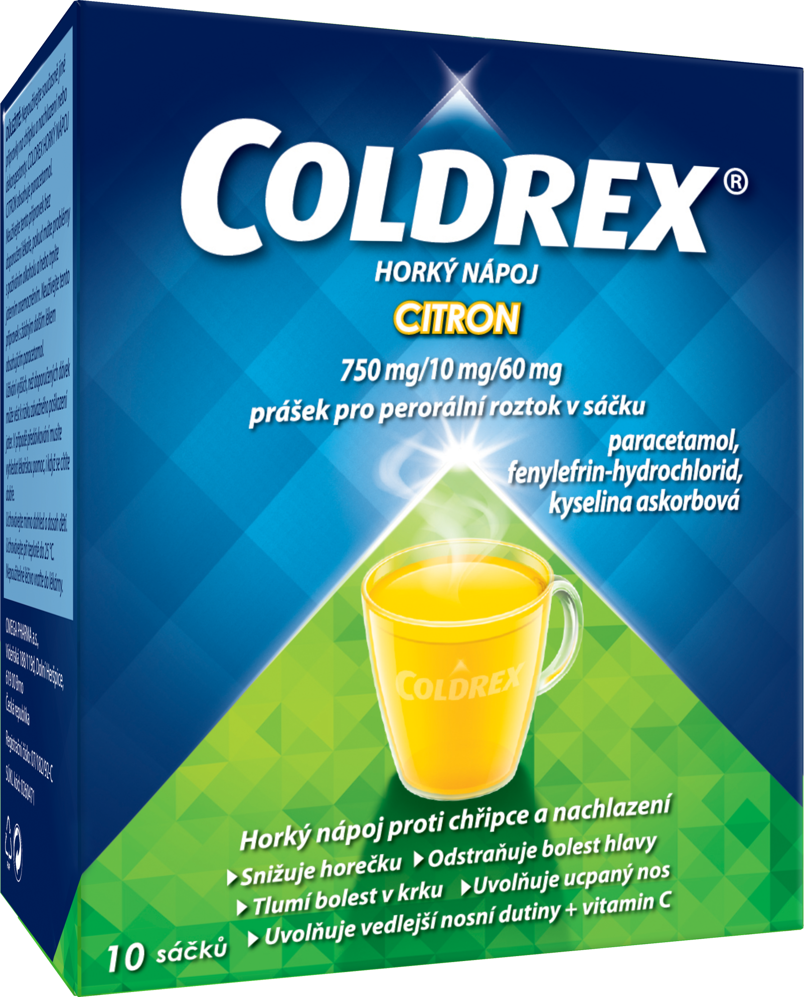 Coldrex Citron horký nápoj 10 sáčků