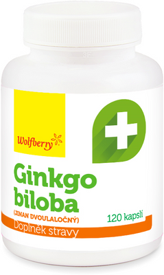Wolfberry Ginkgo biloba (jinan dvoulaločný) 120 kapslí