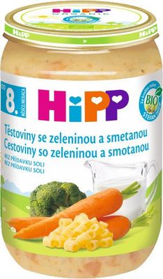 HiPP BIO tagliatelle s brokolicí a smetanou 220 g