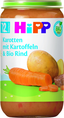 HiPP BIO Zeleninová směs s hovězím masem 250 g