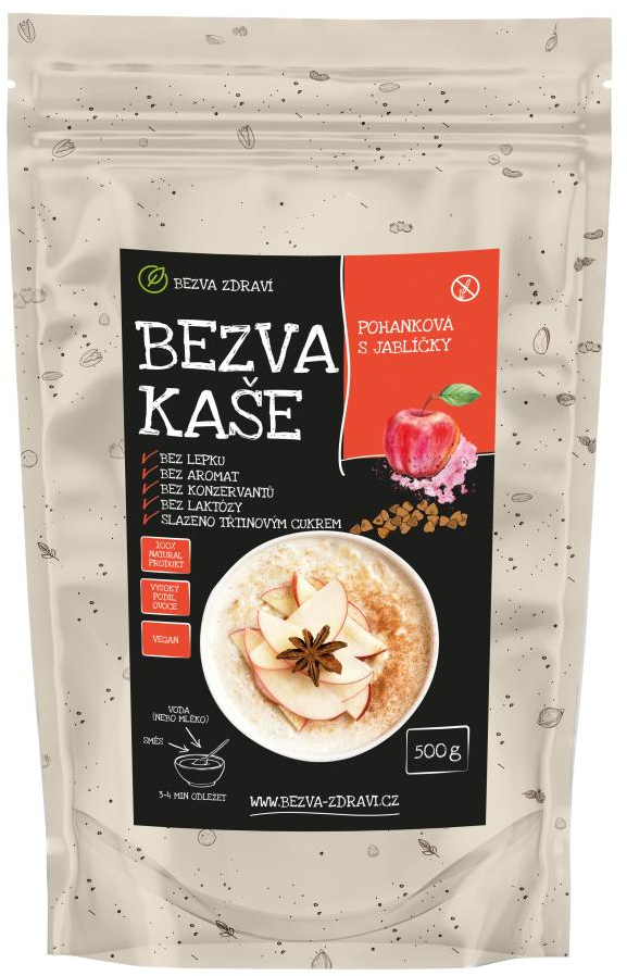 Bezva müsli Pohanková kaše s jablíčky 500 g