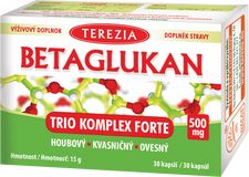 Terezia Betaglukan Trio Komplex Forte 500 mg 30 kapslí