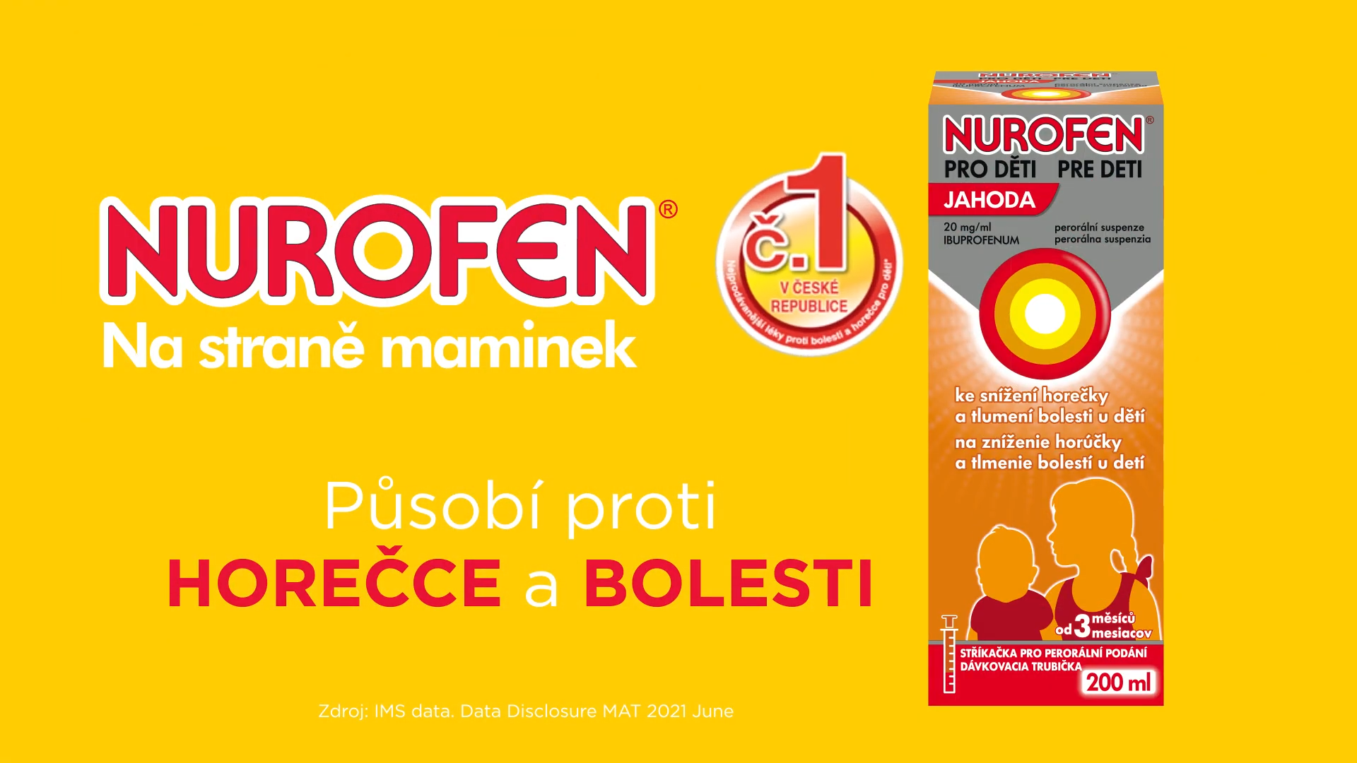 Nurofen na straně maminek