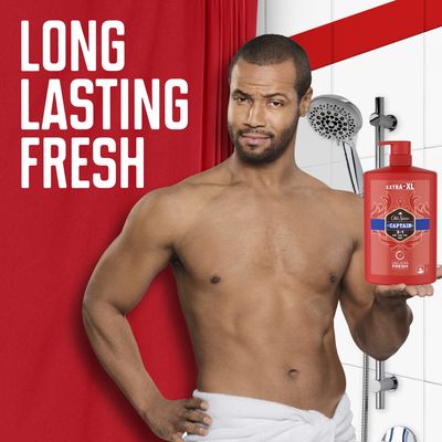 Old Spice Captain Sprchový gel a šampon pro muže s tóny santalového dřeva a citrusů 1000 ml
