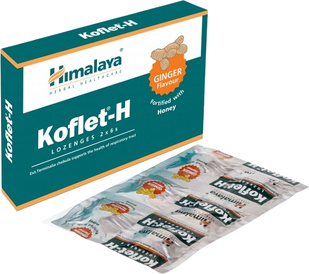 Himalaya Koflet-H Ginger 12 pastilek