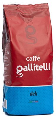 Caffè Gallitelli Zrnková káva DEK 1 x 1 kg