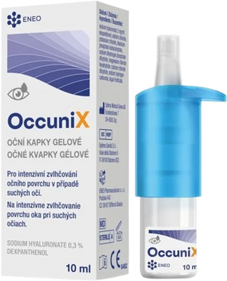 Eneo OccuniX oční kapky gelové 0,3% HA 10 ml