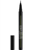 Maybelline New York Tattoo Liner Ink Pen černá tekutá oční linka v peru, 1 ml