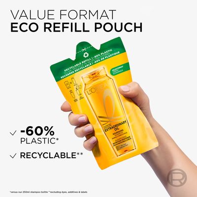 L'Oréal Paris Elseve Extraordinary oil náhradní náplň do šamponu 250 ml