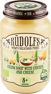 Rudolfs BIO Krémová polévka s kuřecím masem 190 g