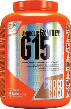 Extrifit G 15 Anabolic Gainer čokoláda kokos 3000 g