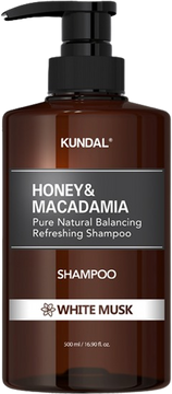 Kundal Honey&Macadamia Nature Shampoo - přírodní hydratační šampon s vůní Bílého Pižma 500 ml
