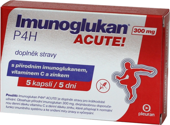Imunoglukan P4H ACUTE! 300 mg 5 kapslí