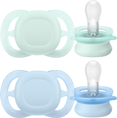 Philips Avent Šidítko Ultrastart neutral 0-2m chlapec 2 ks