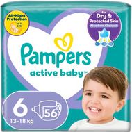 Pampers Active Baby plenky vel. 6, 13-18 kg, 56 ks