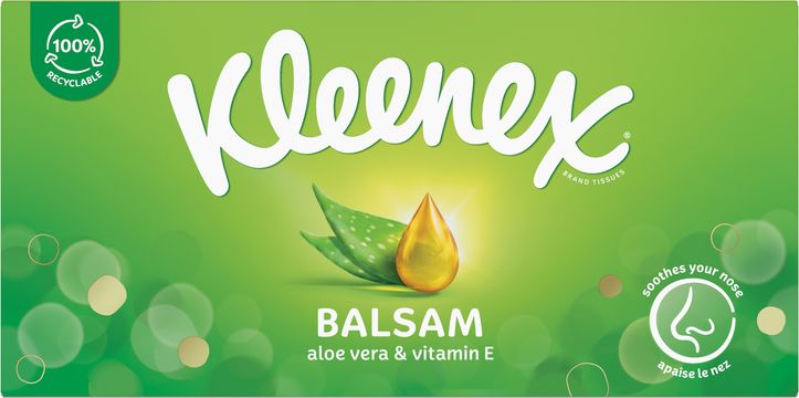 Kleenex Kapesník papírový  Balsam Box 64 ks