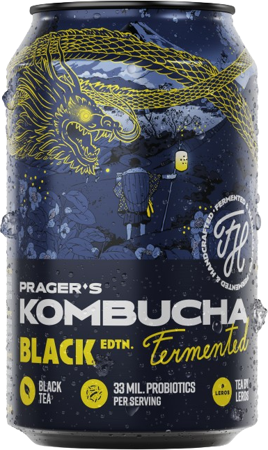 Prager's Kombucha Black Edition 330 ml