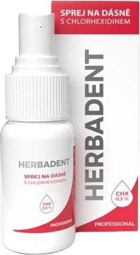 Herbadent Professional sprej na dásně s chlorhex 25 ml