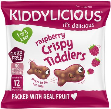 Kiddylicious Rybičky křupavé malinové 12 g