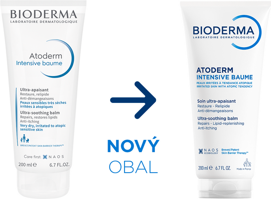 Bioderma Atoderm Intensive Baume Mimořádně zvláčňující tělový balzám pro atopickou a velmi suchou pokožku 200 ml