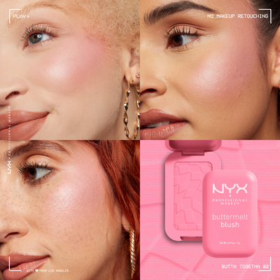NYX Professional Makeup Buttermelt Blush 02 Butta Together pudrová tvářenka