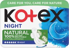 Kotex® natural Night 6 ks