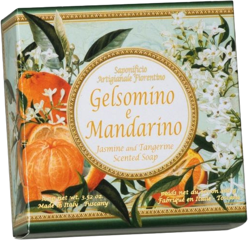 SAF Fiorentino Kulaté mýdlo, Jasmín a mandarinka 100 g