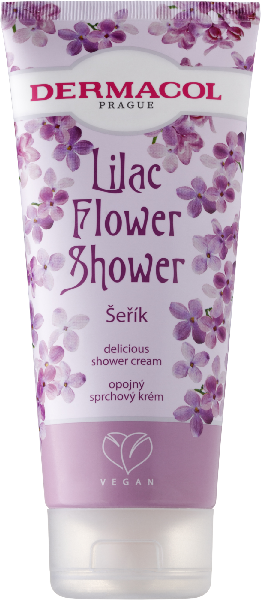 Dermacol Flower shower Opojný sprchový krém Šeřík 200 ml