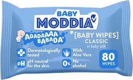 Moddia Baby Dětské vlhčené ubrousky Classic 80 ks