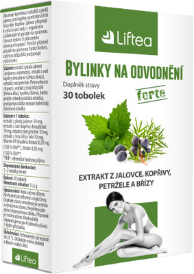 Liftea Bylinky na odvodnění FORTE 30 tobolek