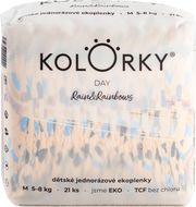 Kolorky DAY Déšť a duhy vel. M (5-8 kg) 21 ks