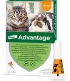 Advantage Malé Kočky 40 mg + králíci Spot-on 4 x 0.4 ml