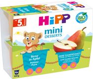 HiPP BIO Jablka a hrušky 4 x 100 g