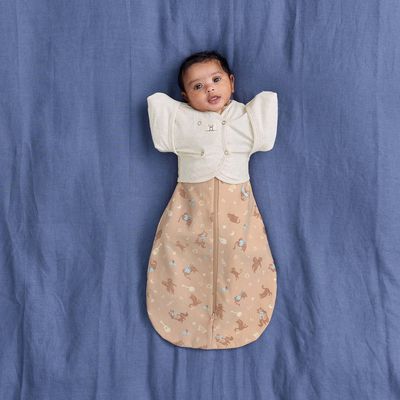 ERGOPOUCH Zavinovačka a pytel na spaní 2v1 Cocoon Melody 3-6m, 6-8kg, 0,2tog 1 ks