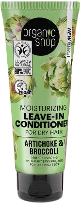Organic Shop Hydratační bezoplachový kondicionér pro suché vlasy Artyčok a brokolice 75 ml