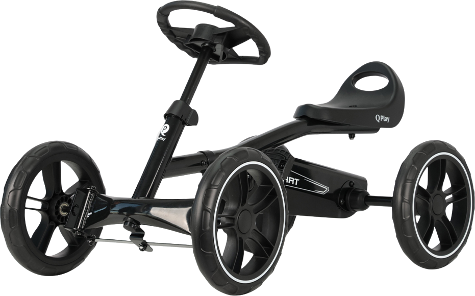 Qplay Čtyřkolka Go Kart Black, 3r+